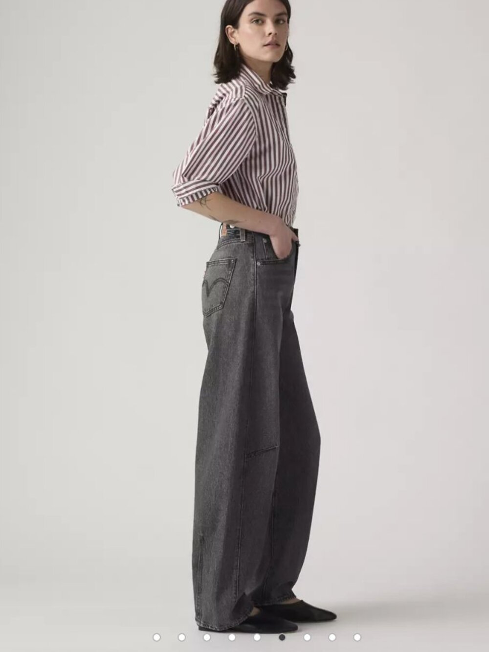 Cinch Barrel Jeans, Past Lives (faded black) - Picture 2 of 7